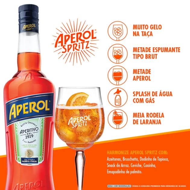 Aperitivo Aperol 750ml - Imagem 2