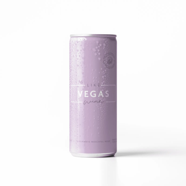 Espumante em Lata Like Wine Vegas Moscatel Rosé 269ml