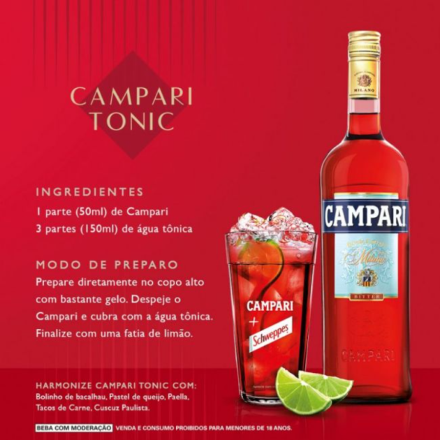 Aperitivo Bitter Campari 748ml - Imagem 5