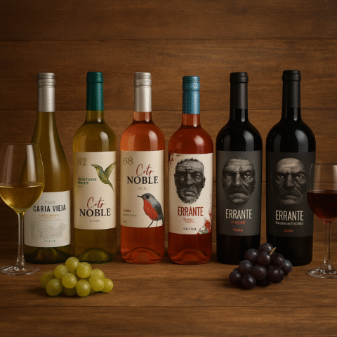 Seleção Andina: Brancos, Rosés & Tintos